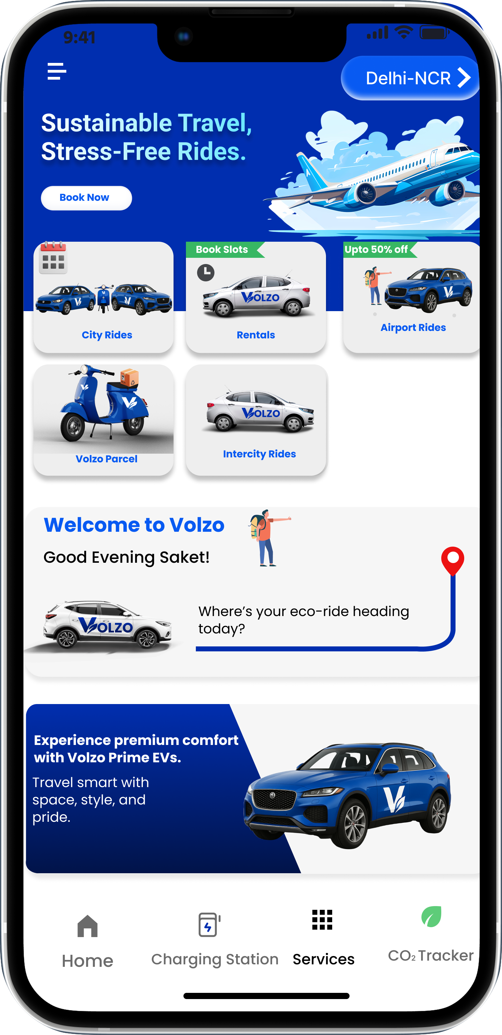 Volzo App UI/UX